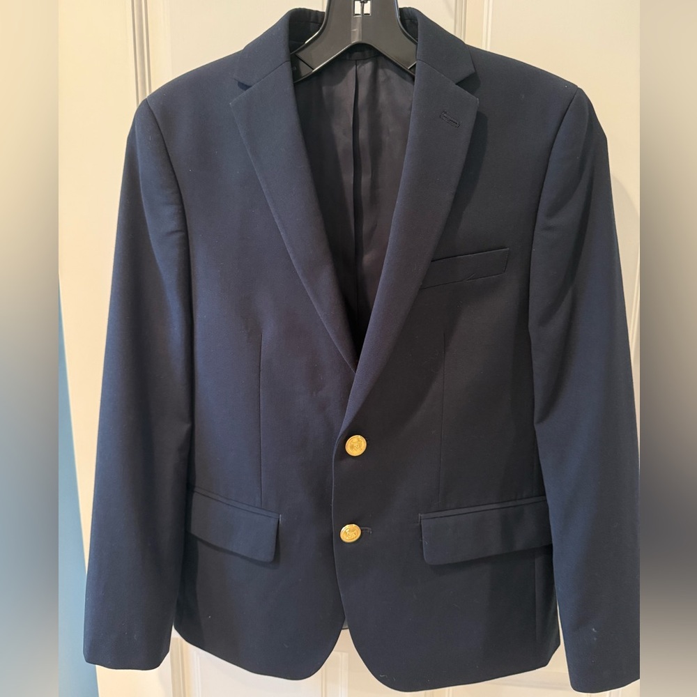 Ralph Lauren Kid’s Classic Navy Blazer with Gold Buttons